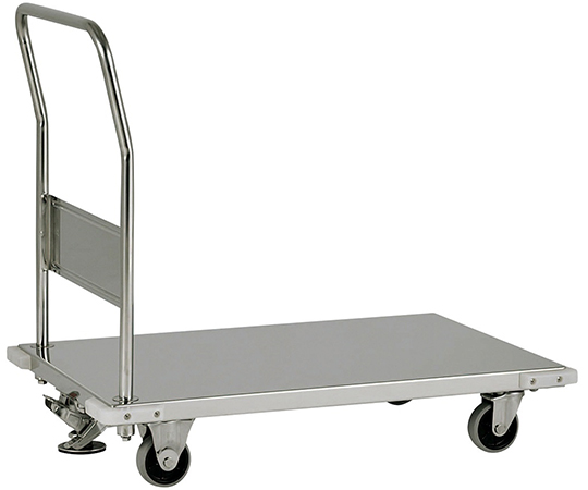 AS ONE Stainless steel Carriage (with floor stopper), 스테인리스 대차 (중하중용·플로어 스토퍼 부속)