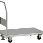 AS ONE Stainless steel Carriage (with floor stopper), 스테인리스 대차 (중하중용·플로어 스토퍼 부속)