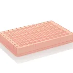 Thermo Fisher Scientific PCR Plate, 96-well, low profile, skirted, black lettering, red