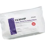 AS ONE Sterile Vertex® Pre-Wetted Cleanroom Wiper, 멸균 프리웨트 와이퍼