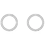 Waters O-Ring, 19 mm ID Prep Guard Holder, 2/pk