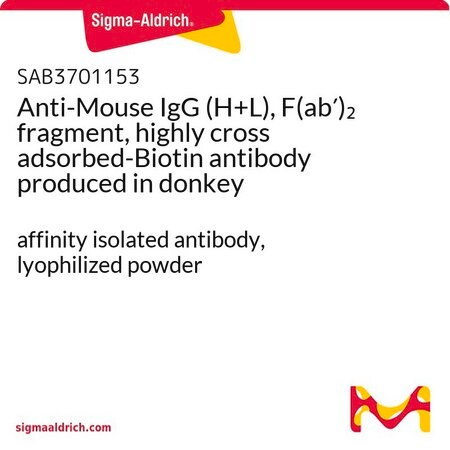 Merck Anti-Mouse IgG (H+L), F(ab')2 fragment, highly cross adsorbed-Biotin antibody produced in donkey