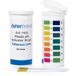 Thermo Fisher Scientific Plastic pH Strips, pH Range: 0.0 to 14.0