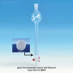 Daihan Science SciLab DURAN glass Chromatography Column, with Reservoir, PTFE Cock and 24/40·2