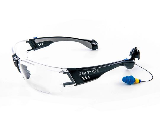 AS ONE Protective Glasses with Ear Plug (Side Guard), 귀마개 내장형 보호 안경 (사이드 가드)