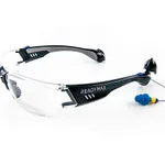 AS ONE Protective Glasses with Ear Plug (Side Guard), 귀마개 내장형 보호 안경 (사이드 가드)