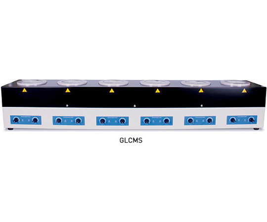 AS ONE 6 PositIon Heating Mantle Stirrer Flask with Controller, 6련식 히팅맨틀스터러 (플라스크용/입력조절기부착)