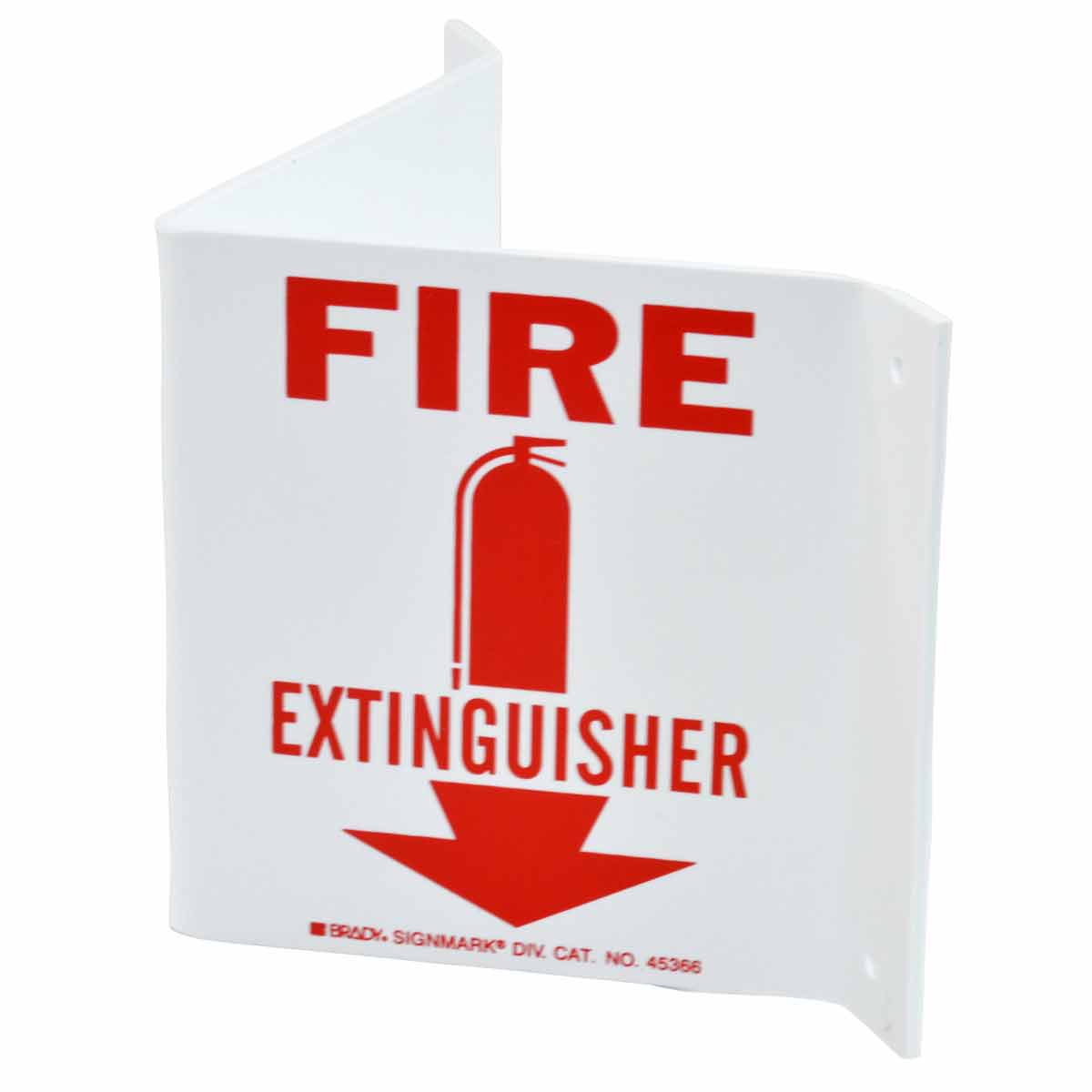 Brady Fire Extinguisher Sign