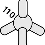 Merck COCHRANES ATOM CENTERS FOR ORBIT MOLECU&