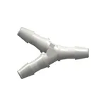Y Tube Fitting with 200 Series Barbs, 1/8` (3.2 mm) ID Tubing
