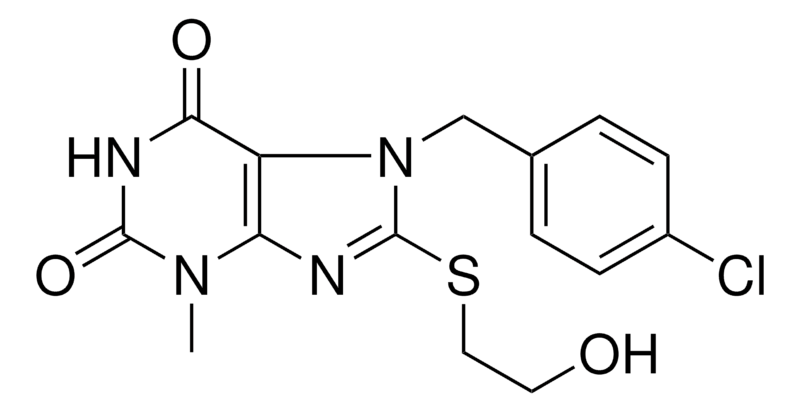 Merck 7-(4-CL-BENZYL)-8-(2-HO-ETHYLS - 25 MG&