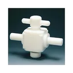 AS ONE All-Teflon® 2-Way Quick Valve, 올 테프론® 2방향 퀵 밸브