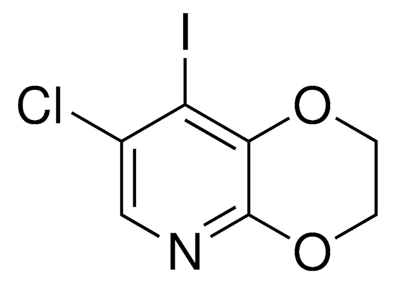 Merck 7-Chloro-8-iodo-2,3-dihydro-[1,4]dioxino[2,3-b]pyridine