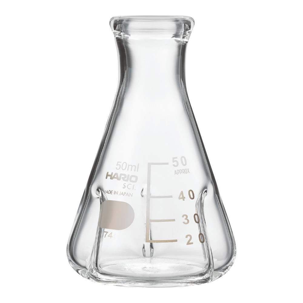 AS ONE Erlenmeyer Flask with Baffle, 배플형 삼각플라스크