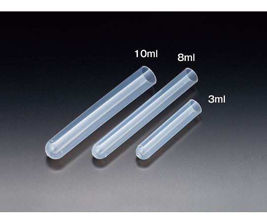 AS ONE Econo Plastic Test Tube (without Rim), 이코노 플라스틱 시험관 (림 없음)