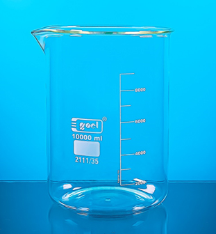 GOEL Beakers Griffin, Low Form, with Spout, Graduated