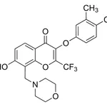 Merck 3-(4-Chloro-3-methylphenoxy)-7-hydroxy-8-(4-morpholinylmethyl)-2-(trifluoromethyl)-4H-chromen-4-one