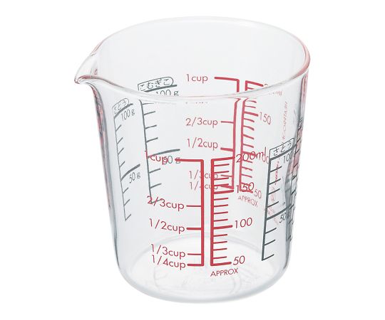 AS ONE Measure Cup (Borosilicate glass), 계량컵 (붕규산유리)