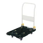 AS ONE Medium-Sized Silent Plastic Platform Truck, 중형 정음 수지대차