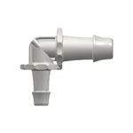 Elbow Reduction Tube Fitting with 500 Series Barbs, 3/8` (9.5 mm) and 1/4` (6.4 mm) ID Tubing