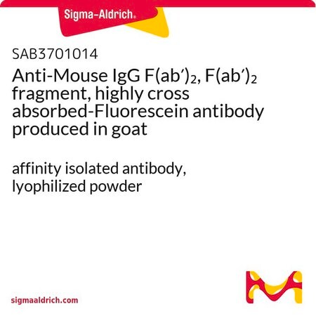 Merck Anti-Mouse IgG F(ab')2, F(ab')2 fragment, highly cross absorbed-Fluorescein antibody produced in goat