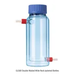 Daihan Science SciLab DURAN Glass Double Walled GLS80 Wide Neck Bottle, 0.5~5Lit<br>With Gradu