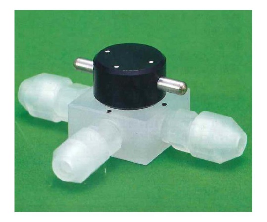 AS ONE NEOFLON RUSL CTFE 3-Way Valve, 네오플론 RUSL CTFE 3 방향 밸브