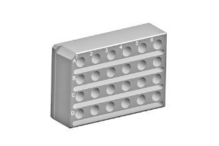 Waters Tube Holder, 24-well, 1.5mL tubes
