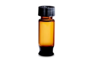 Waters LCGC Certified Amber Glass 12 x 32 mm Screw Neck Max Recovery Vial, with Cap and PTFE/Silicone Septum, 1.5 mL Volume, 100/pk