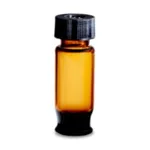 Waters LCGC Certified Amber Glass 12 x 32 mm Screw Neck Max Recovery Vial, with Cap and PTFE/Silicone Septum, 1.5 mL Volume, 100/pk