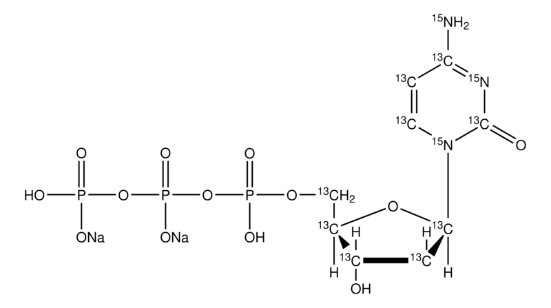 Merck 2'-Deoxycytidine-13C9,15N3 5'-triphosphate disodium salt solution