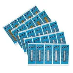 Thermo Fisher Scientific Irreversible 8-Point Vertical Temperature Label, 160-230°F/71-110°C