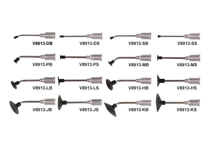 SIPEL 진공핀셋용 교환팁 1` PROBE/굽은타입 Tweezer