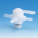 Flon Industry PFA 3way bamboo shoot valves / PFA3방밸브