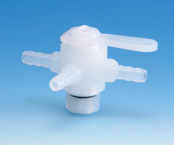 Flon Industry PFA 3way bamboo shoot valves / PFA3방밸브