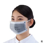 AS ONE Low Dust Emission Activated Carbon Mask (4-layer Type), Regular, 50pcs Included