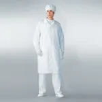 AS ONE Dust-free Garment AS 206 C (man and women common use Court) White 4 Land others