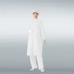 AS ONE Dust-free Garment AS 207 C (man and women common use Court) White 4 Land others