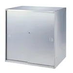 AS ONE Reagent Storage Cabinet SUS, 스테인리스 시약장, 미닫이형