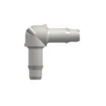 Elbow Tube Fitting with 400 Series Barbs, 1/16` (1.6 mm) ID Tubing