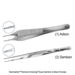 Daihan Science Hammacher Premium Dressing/Tissue Semken & Adson Forceps, L120mm, Medicaluse ap