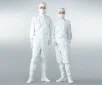 AS ONE ESD Countermeasure Coverall (White), ESD 대책 이음복(흰색)