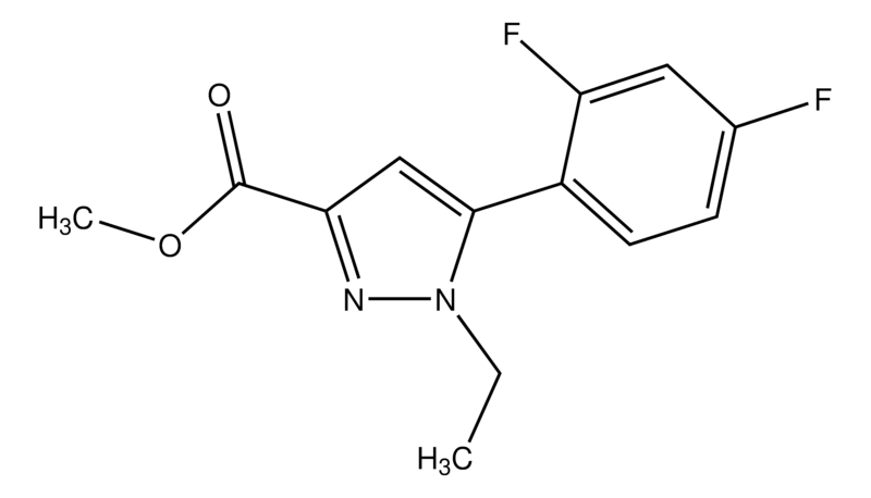 Merck Methyl 1-ethyl-5-(2,4-difluorophenyl)-1H-pyrazole-3-carboxylate