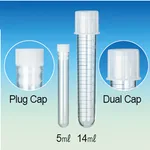 Daihan Science Biofil 14㎖ PP/PS Culture Tube, Round Bottom, with Moulded Graduation·Dual-posit
