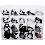Thermo Fisher Scientific Wall-Mount/Benchtop Acrylic Safety Eyewear Organizer,12 Slots