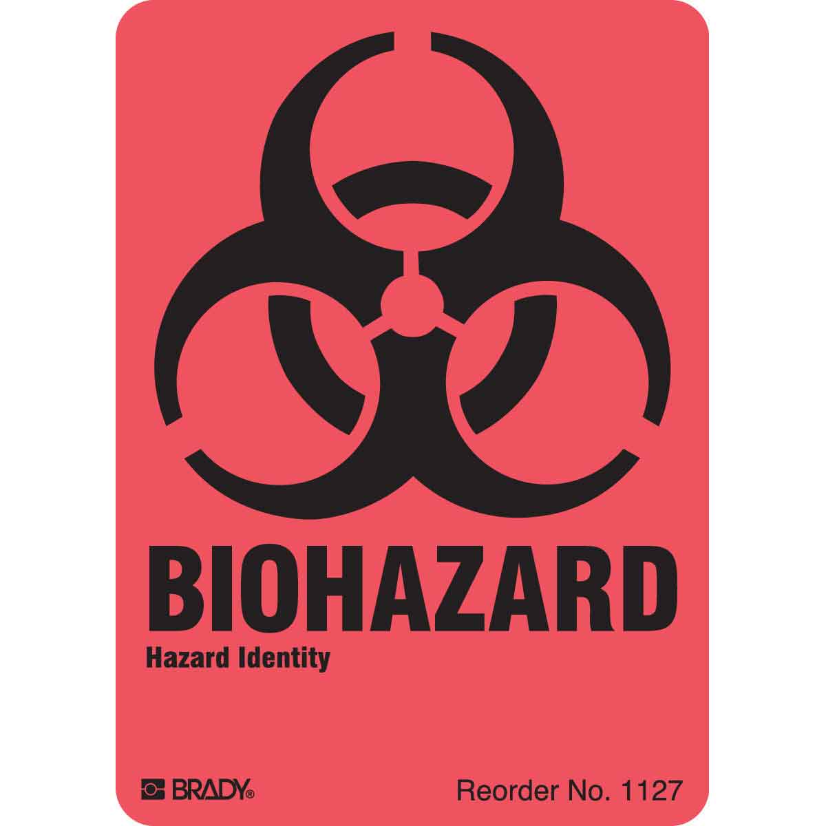 Brady Biohazard Hazard Identity Labels | 캐시바이