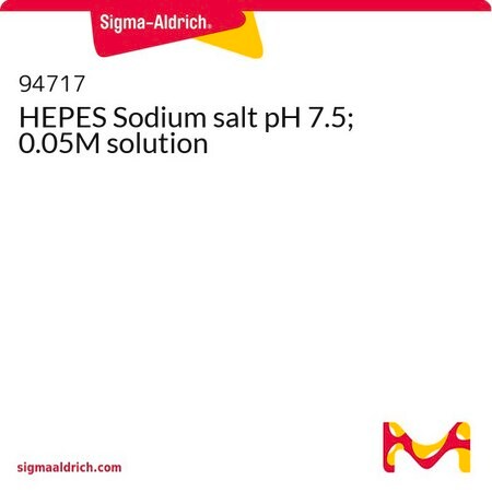Merck HEPES Sodium salt pH 7.5; 0.05M solution
