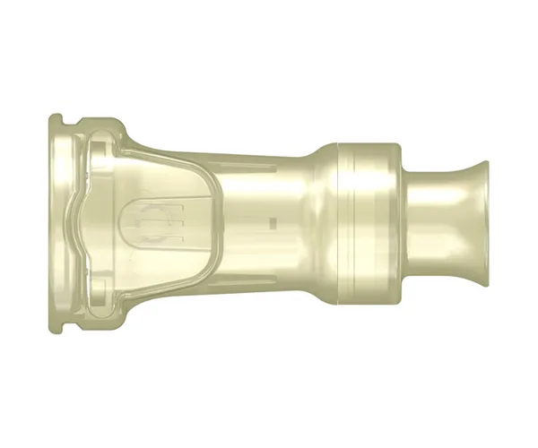 Spaulding Series Aseptic Disconnect Female Cap Connector, Animal-Free PolySulfone, Silicone O-Ring