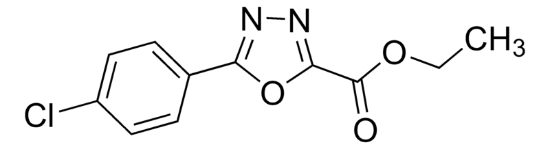 Merck Ethyl 5-(4-chlorophenyl)-1,3,4-oxadiazole-2-carboxylate