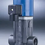 Thermo Fisher Scientific Two-Way Direct-Lift PVDF NPT(F) Solenoid Valve, 1/2 in., 120 VAC